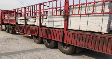 合肥 白麻荔枝面外墙干挂，工厂装车日常