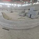 合肥 芝麻白异形坐凳，自然面光面弧形加工