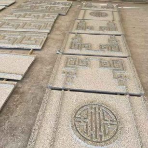 合肥 白麻花岗岩外墙立面雕刻板