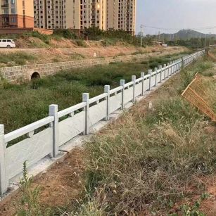 合肥 白麻河道栏杆效果展示图