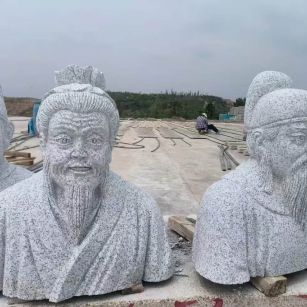 合肥 白麻花岗岩石材人物立体雕刻