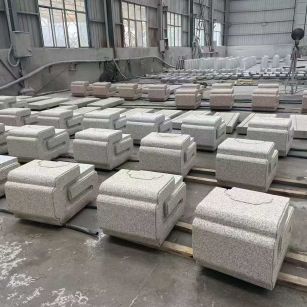 合肥 白麻花岗岩异形加工-石凳，坐凳