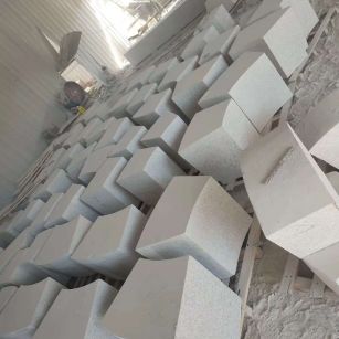 合肥 白麻花岗岩异形坐凳