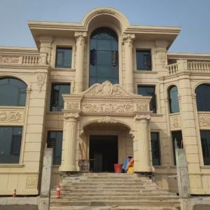 合肥 黄金麻花岗岩别墅外墙干挂