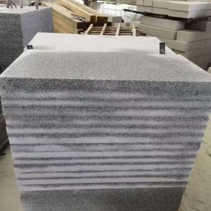 合肥 芝麻白5公分火烧地铺成品，900*400，规格可定制