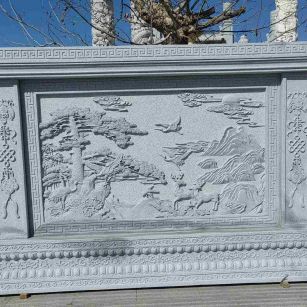 合肥 芝麻白大型照壁，屏风，影壁