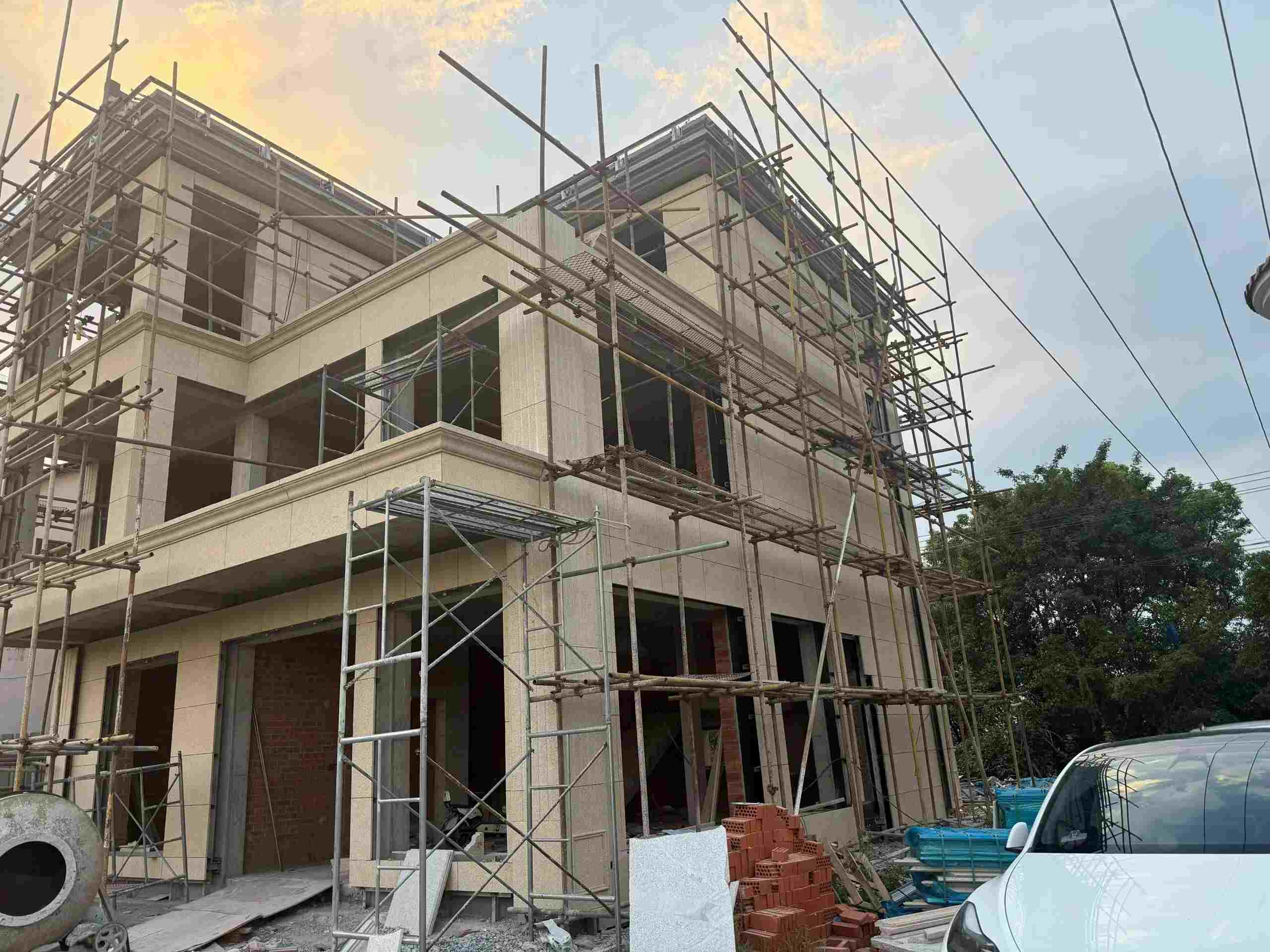 合肥 黄金麻荔枝面花岗岩外墙干挂