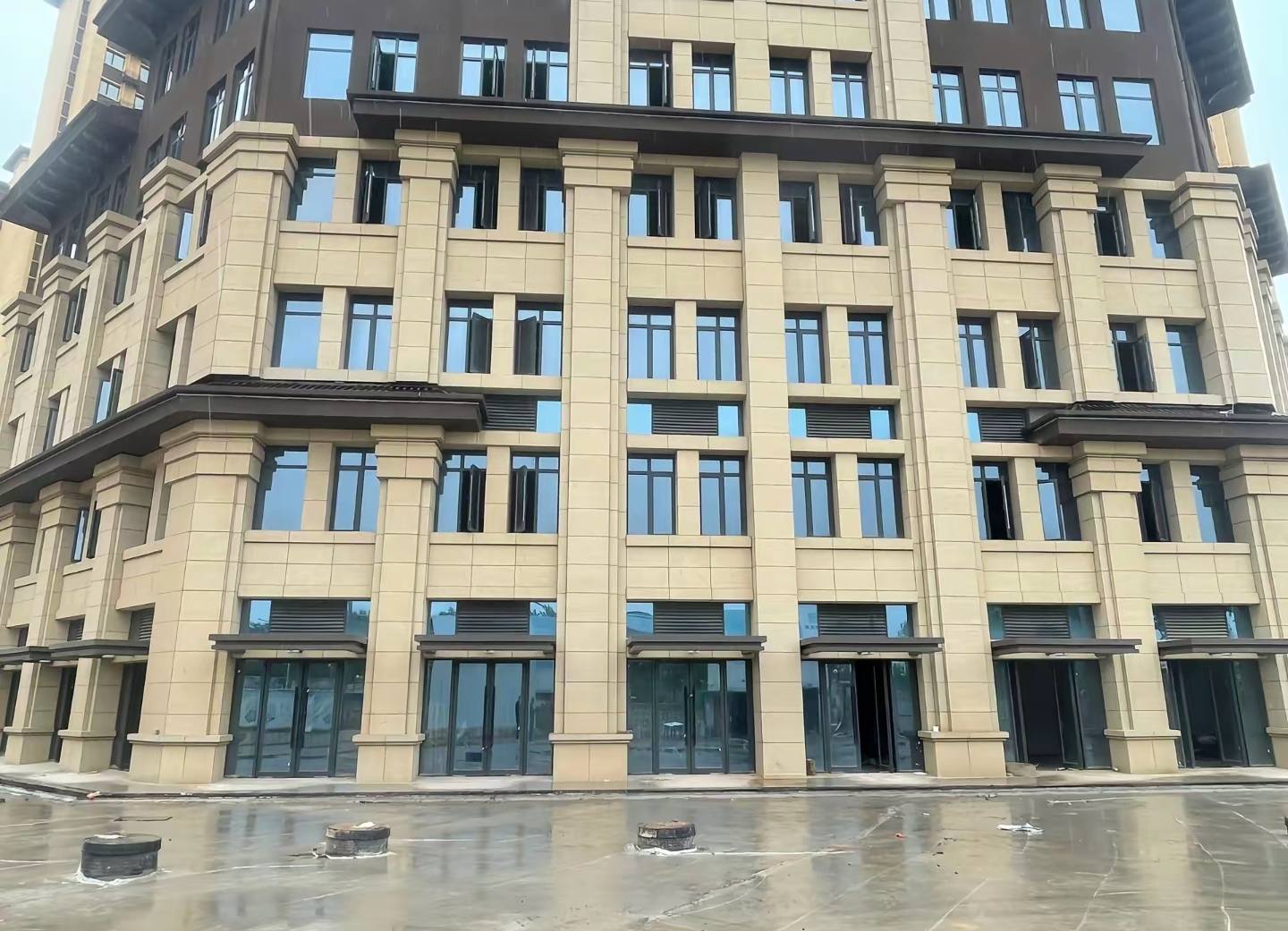 合肥 黄金麻花岗岩荔枝面小区外墙干挂