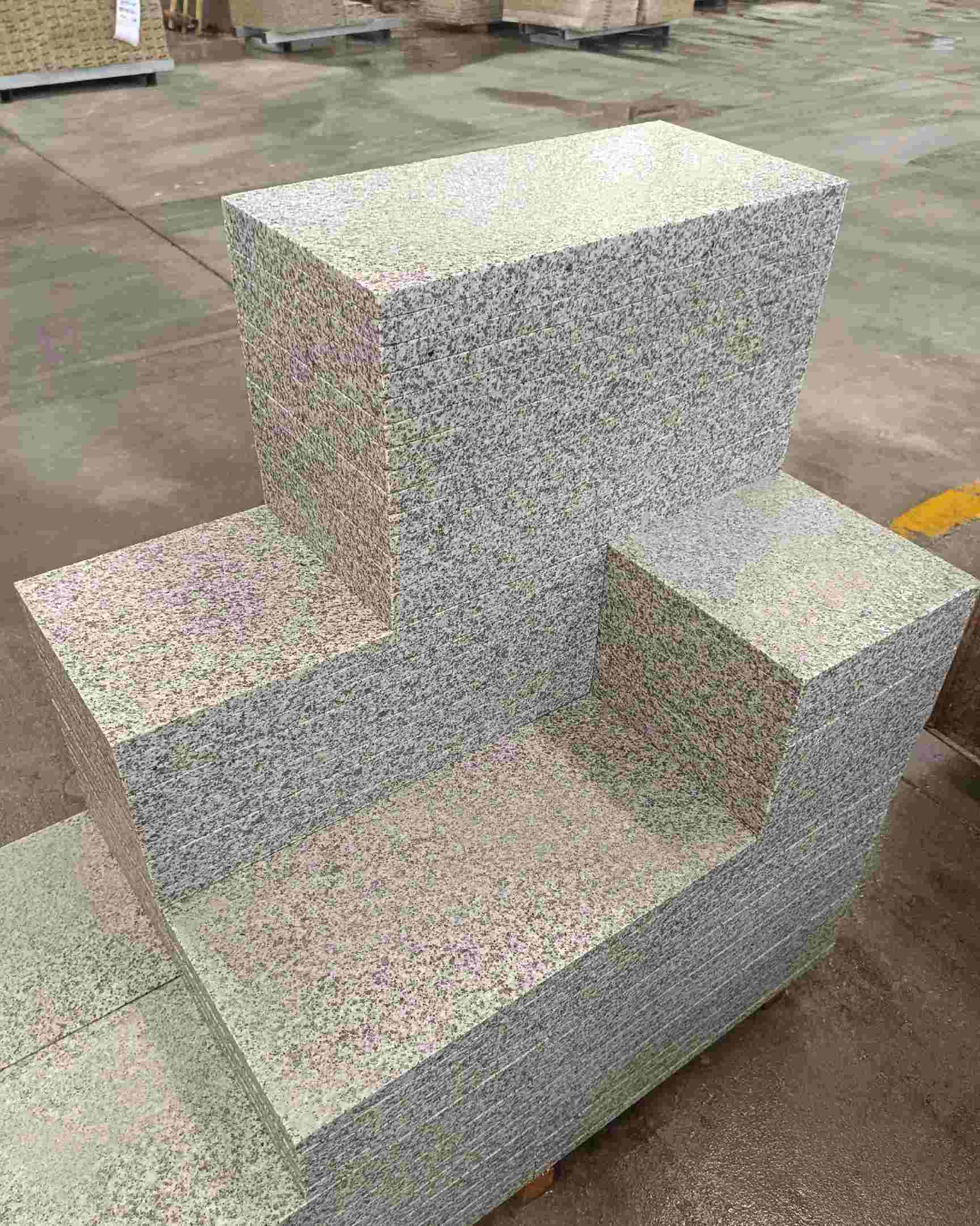 合肥 白麻花岗岩荔枝面地铺石