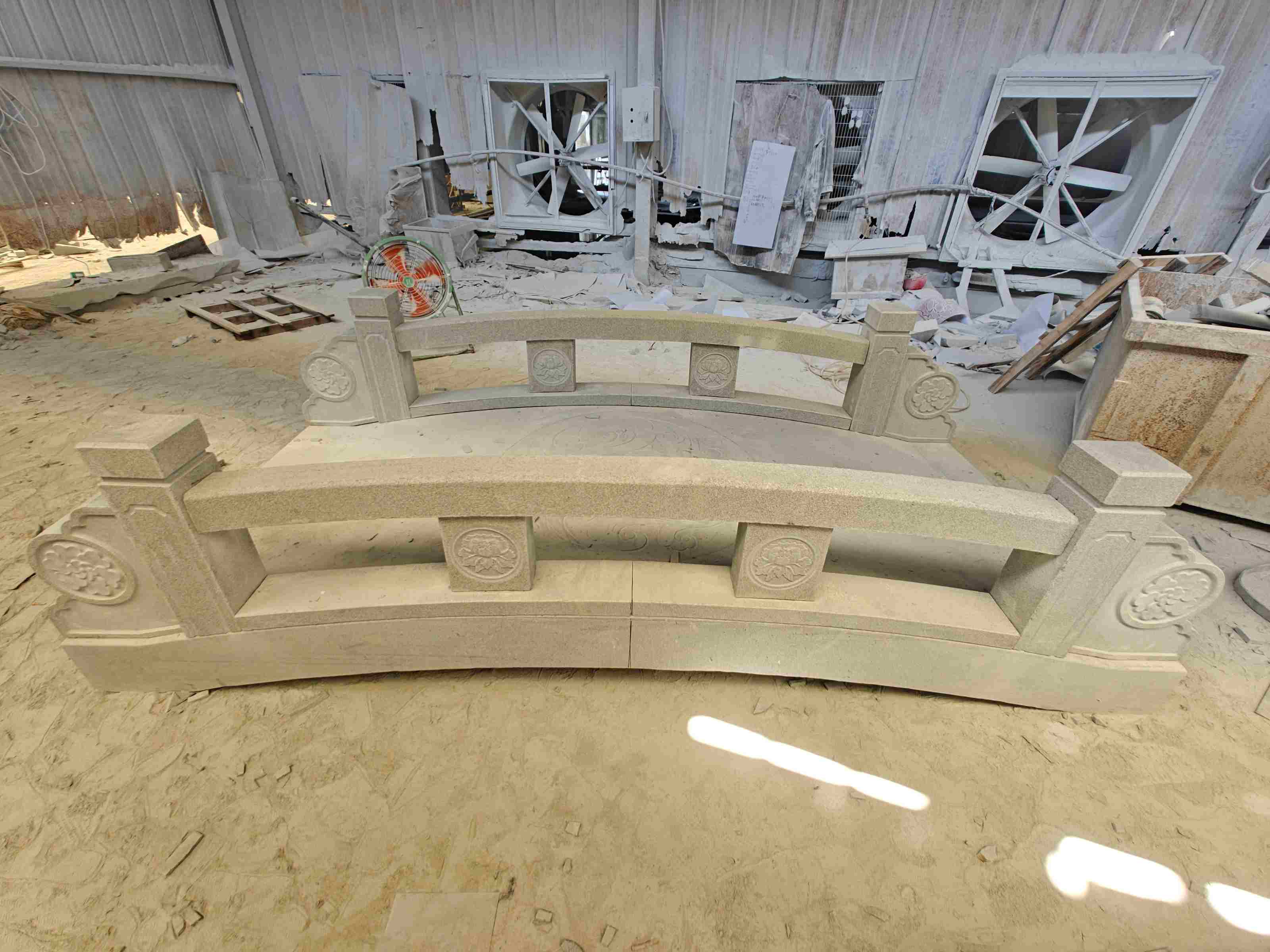 合肥 芝麻灰花岗岩异形加工-拱桥，石桥