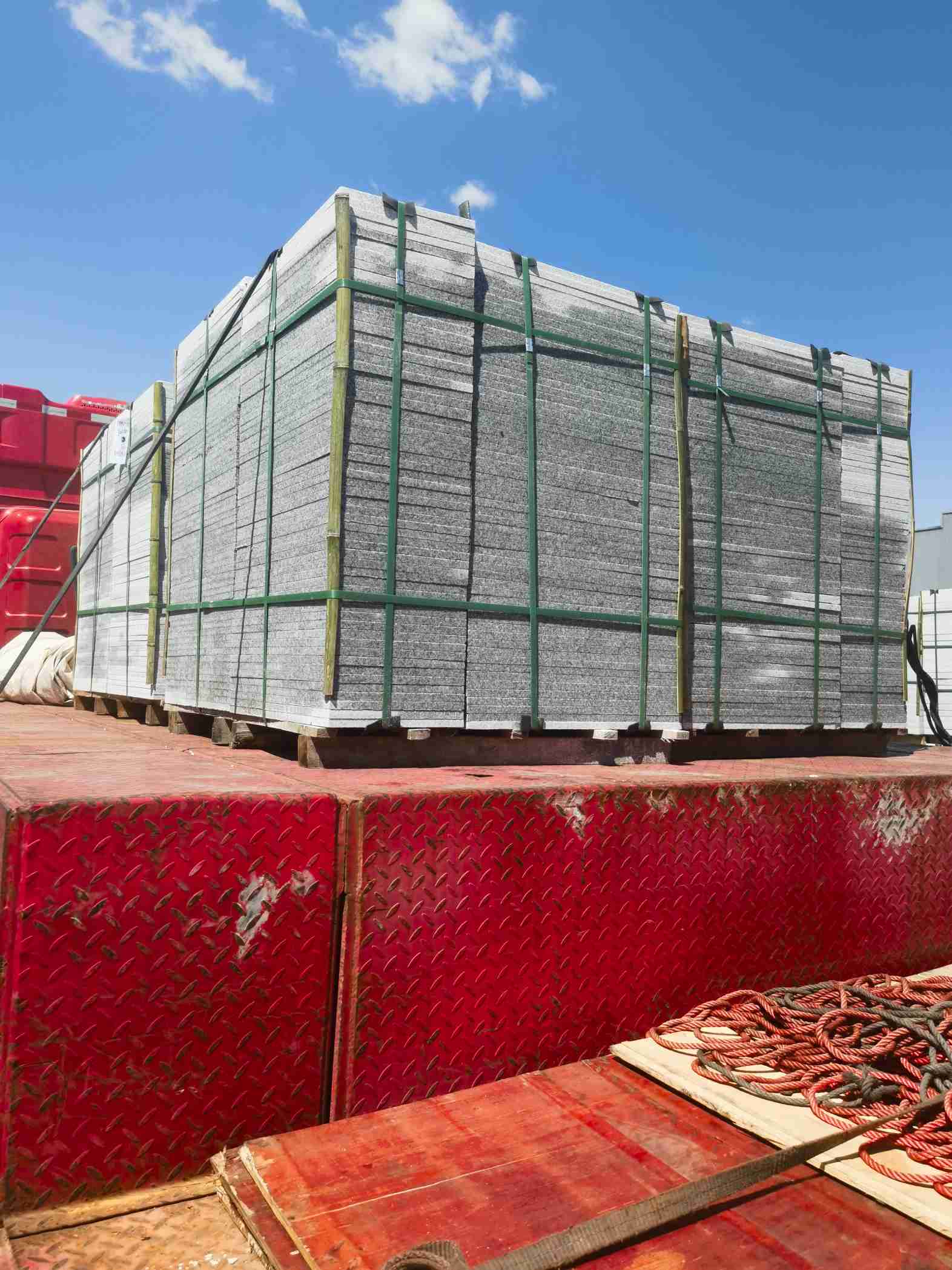 合肥 芝麻白火烧规格板地铺石300*600/600*600