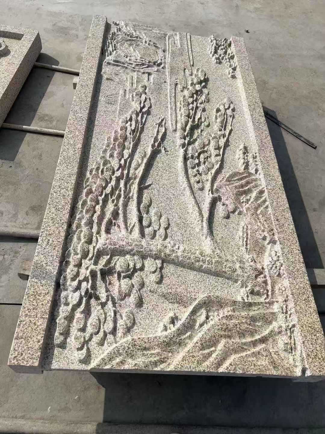 合肥 黄金麻雕刻板浮雕迎客松