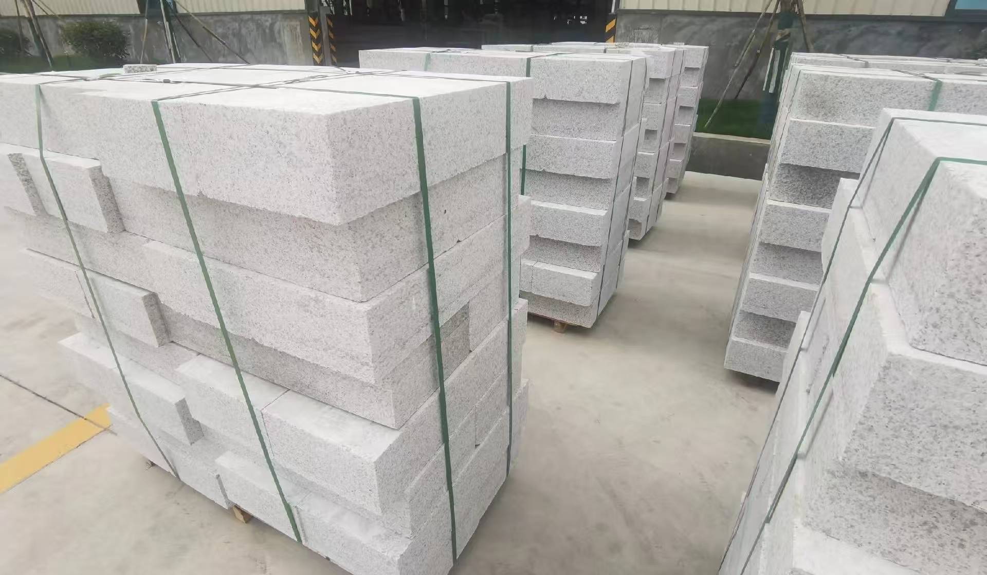 合肥 白麻花岗岩路沿石，立缘石，平缘石，路牙石，道牙石，马路牙子等